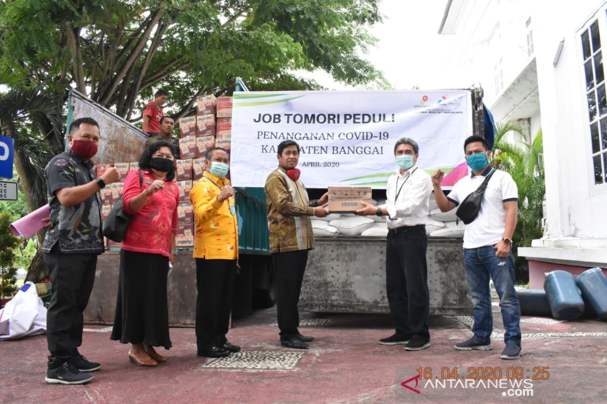 JOB Tomori salurkan sembako untuk masyarakat Banggai