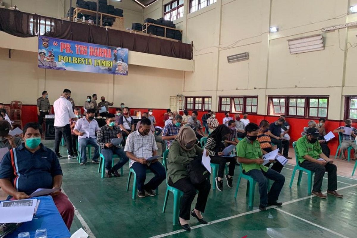 Polisi di Jambi gelar pelatihan bagi pengemudi angkutan dan ojeg