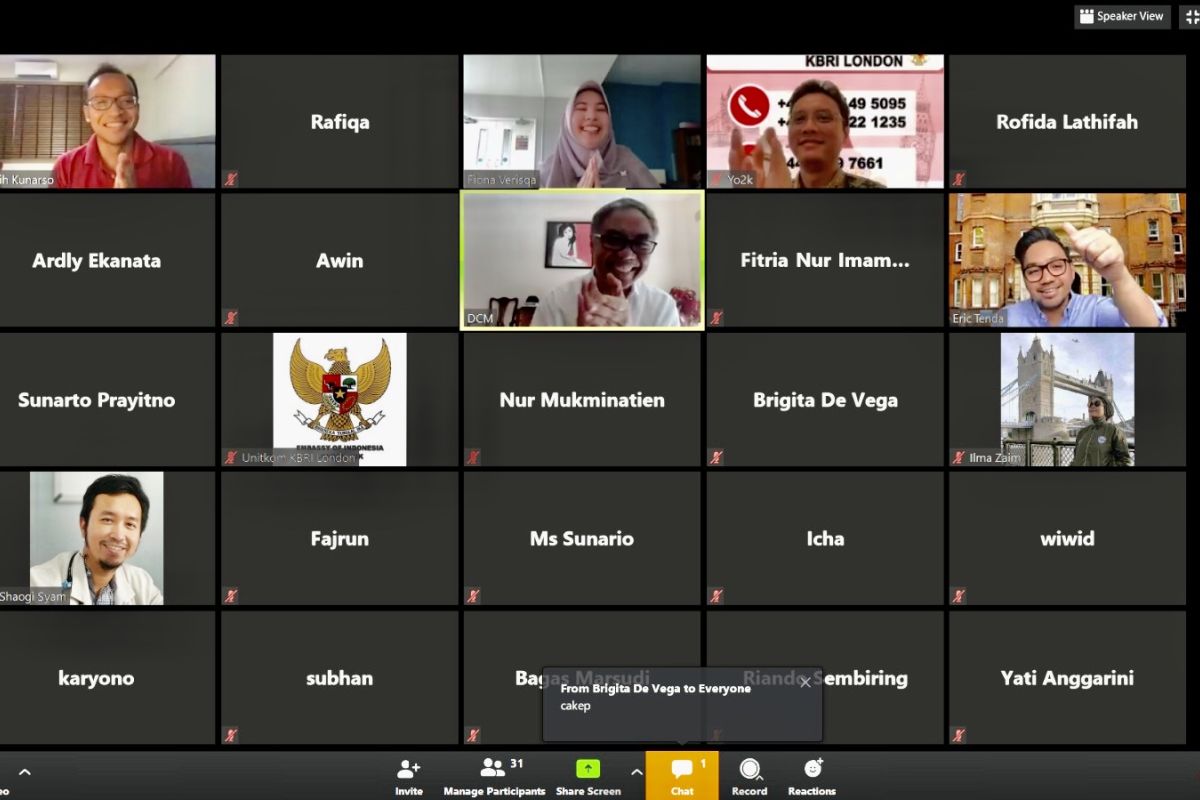 WNI di London ditemani secara virtual, setelah Inggris perpanjang "lockdown" tiga pekan