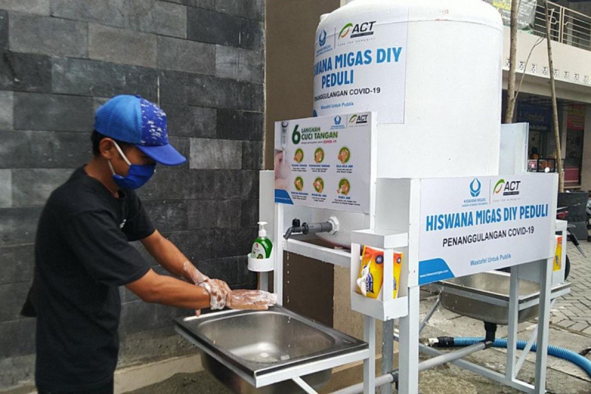 ACT DIY gencarkan penyaluran wastafel portabel cegah COVID-19