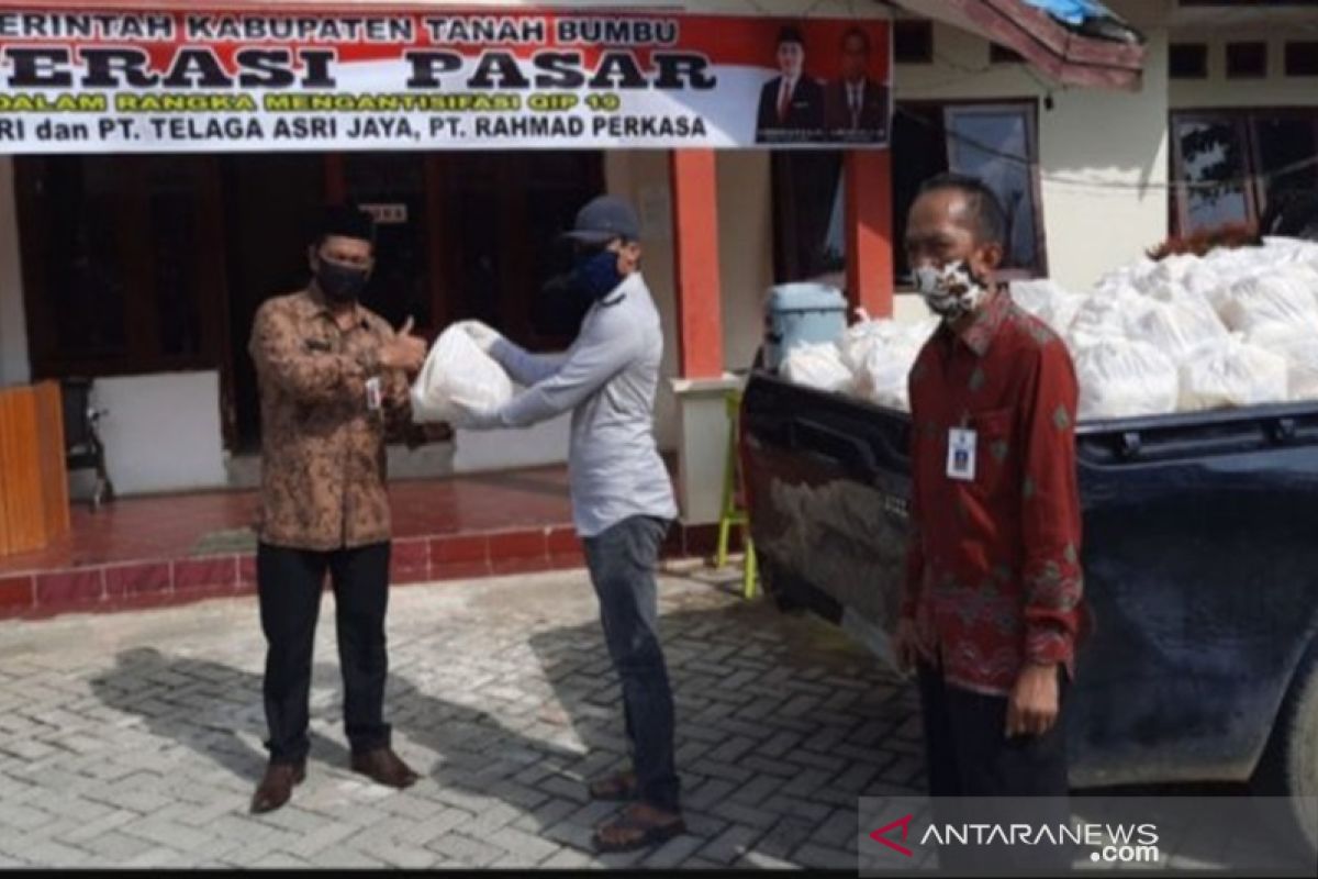 Tanbu gelar operasi pasar bagi warga terdampak COVID-19