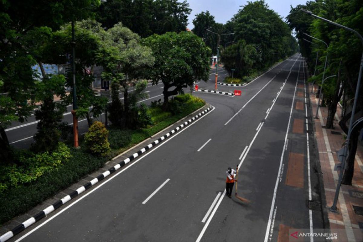 Penurunan kegiatan transportasi buat kualitas udara di Surabaya membaik