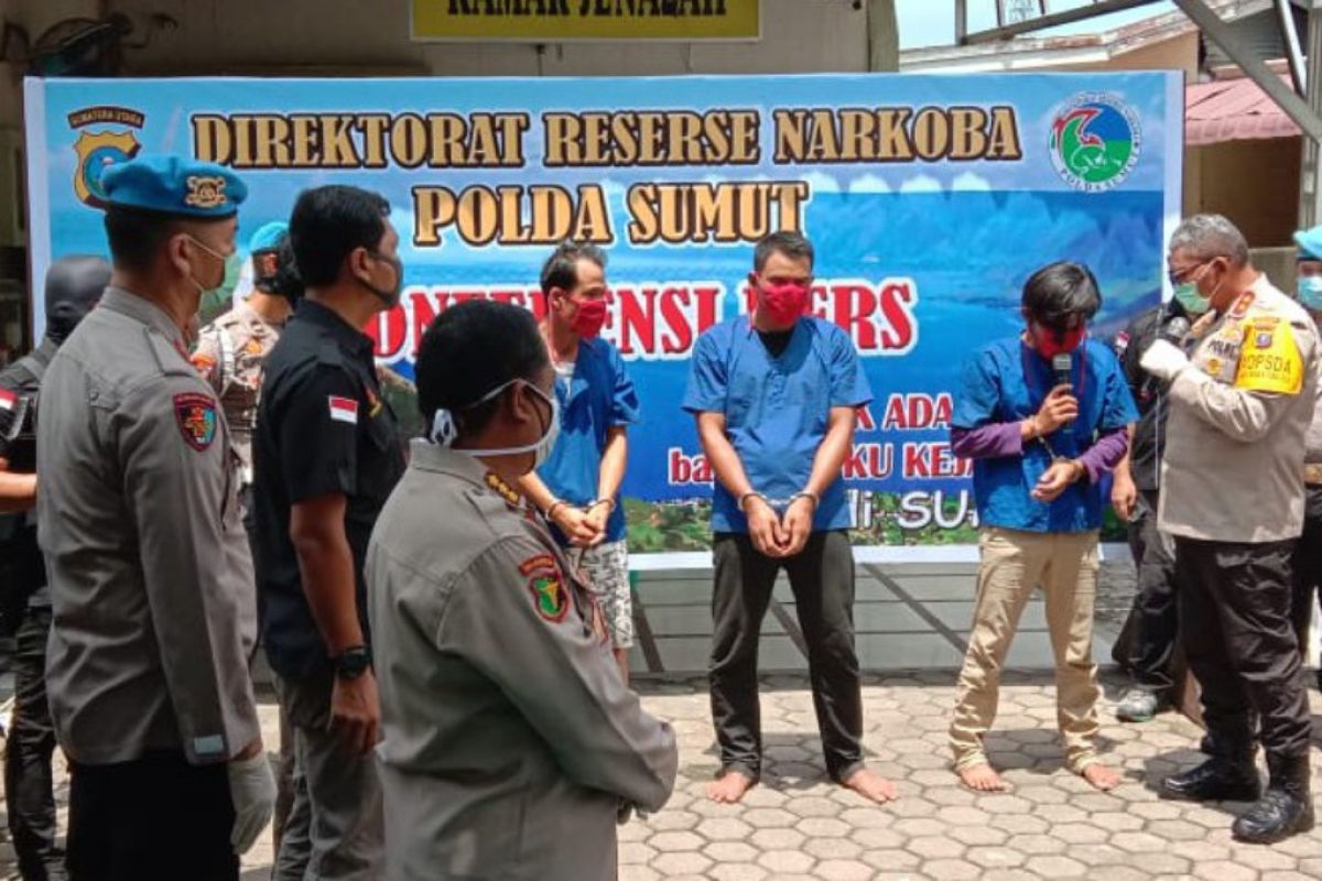 Kurir narkoba jaringan Malaysia-Aceh-Sumut dapat upah Rp25 juta/orang