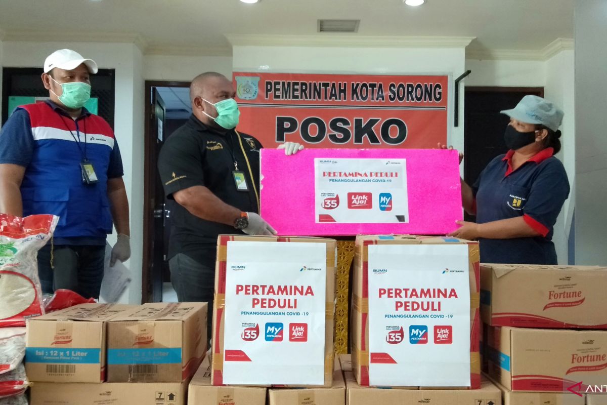 Pertamina RU VII Kasim bantu warga Kota Sorong beras dan minyak goreng