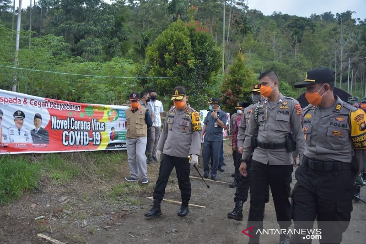 Kapolda Jambi kunjungi posko gugus COVID-19 perbatasan Kerinci-Sumbar