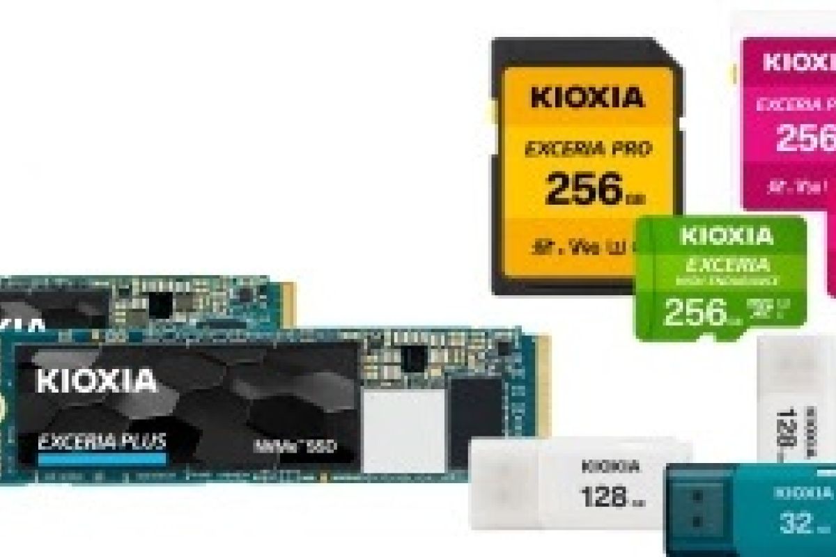 Kioxia Corporation umumkan peluncuran portofolio produk konsumen baru (kartu memori microSD/SD, memori USB dan SSD)