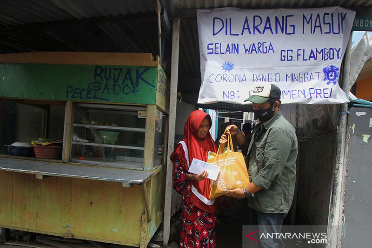 Presiden minta masyarakat terus gotong royong hadapi COVID-19