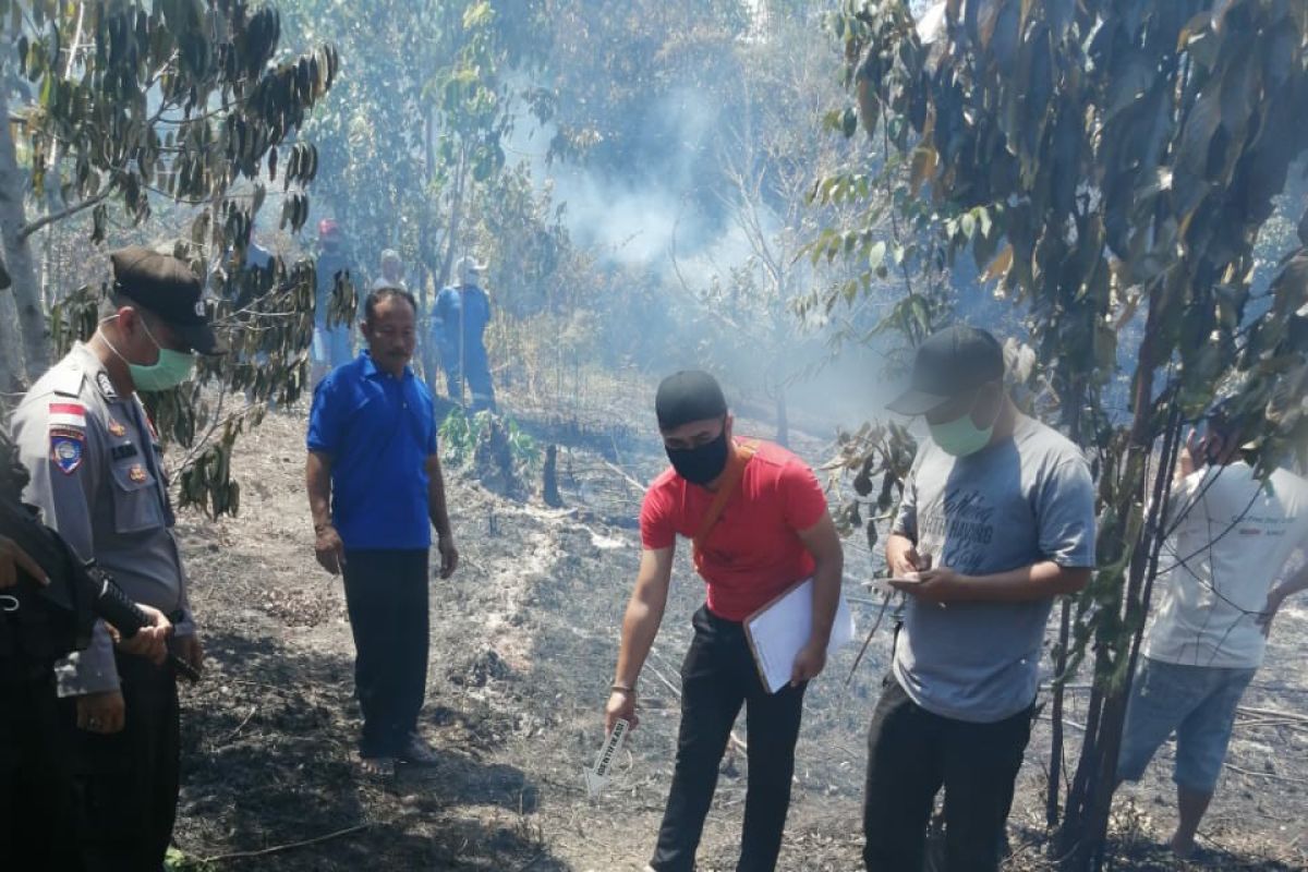 Seorang warga Tanjungpinang tewas terbakar di lahan miliknya