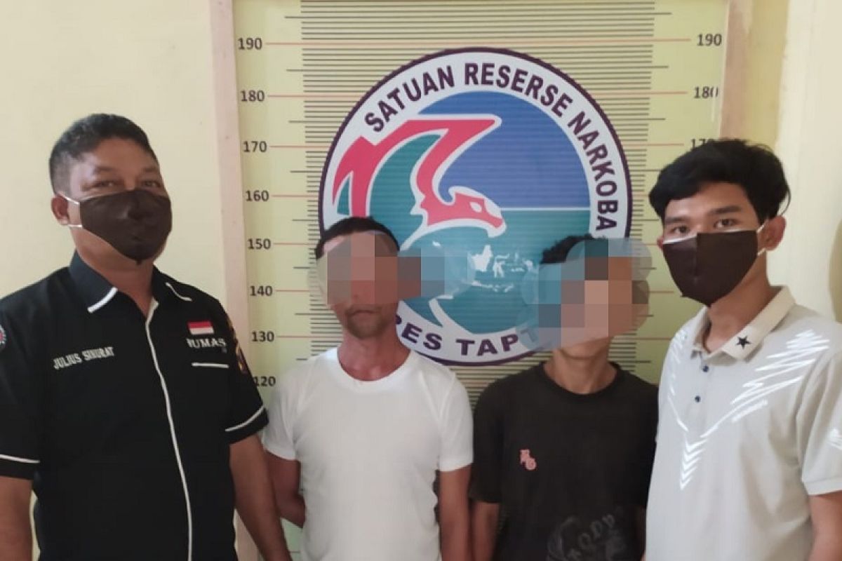 Polres Tapteng tangkap 2 pengedar sabu dari Sibolga