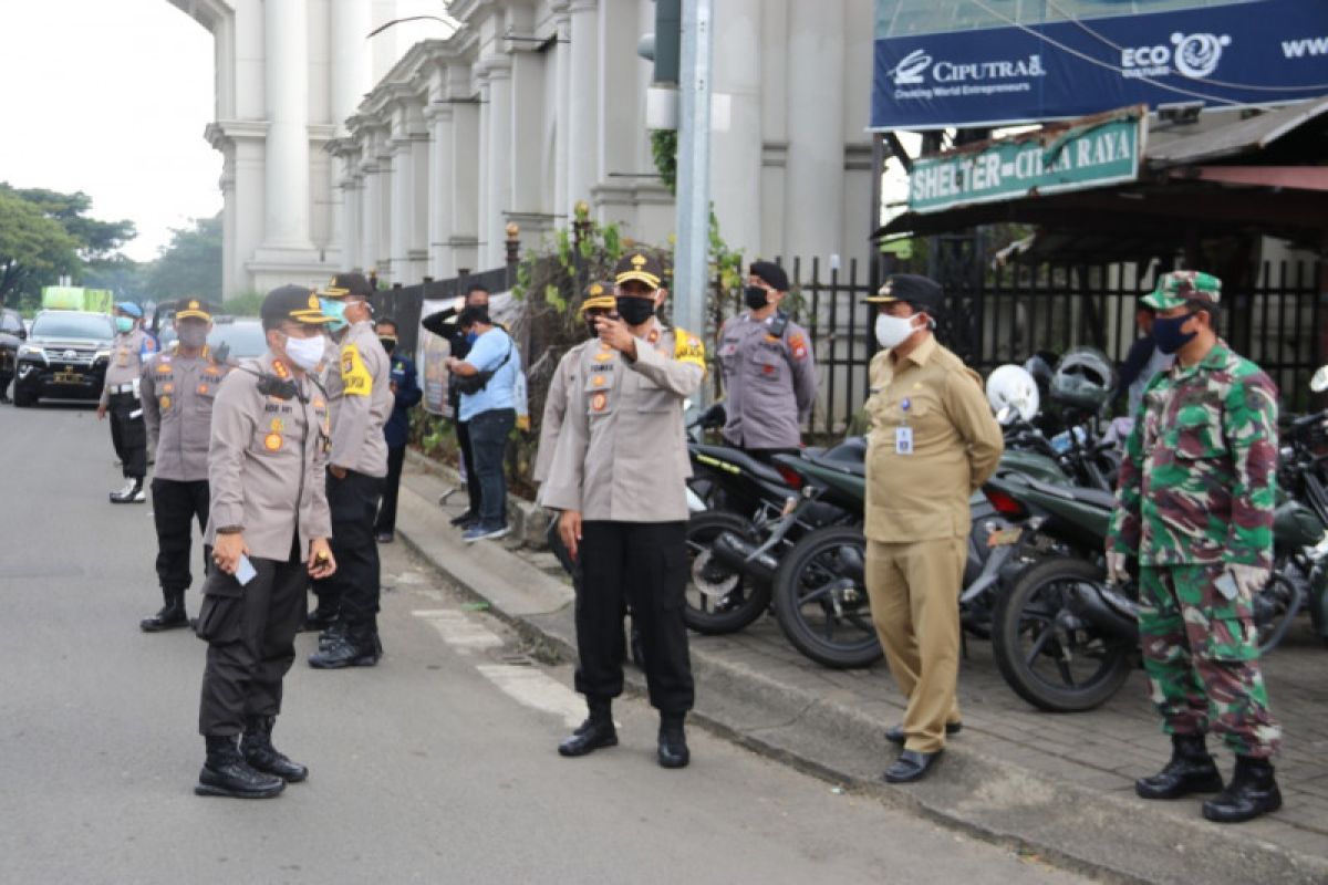 Terkait PSBB, Polresta Tangerang gelar operasi simpatik pengendara tanpa masker