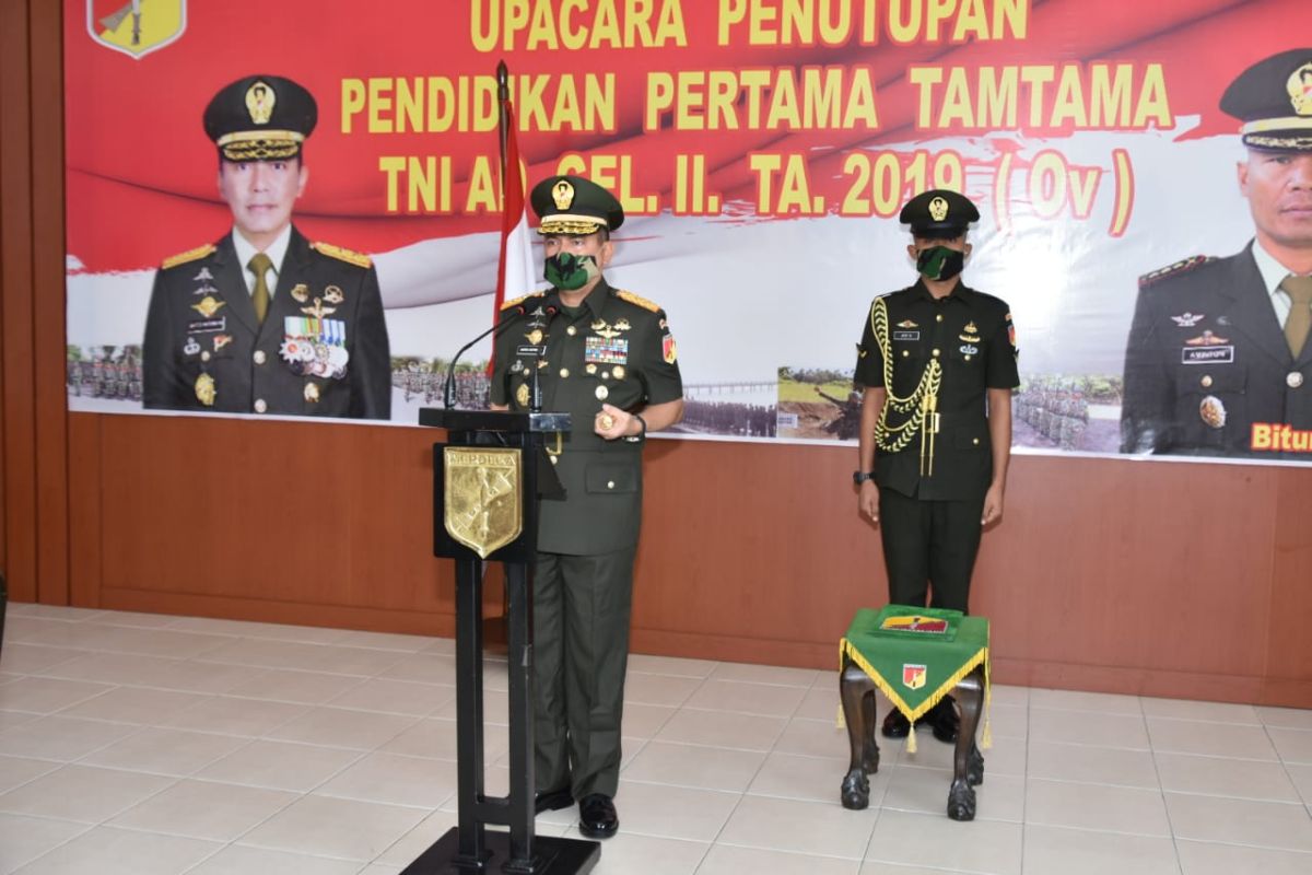 Pangdam XIII/Merdeka tutup Dikmata melalui video conference