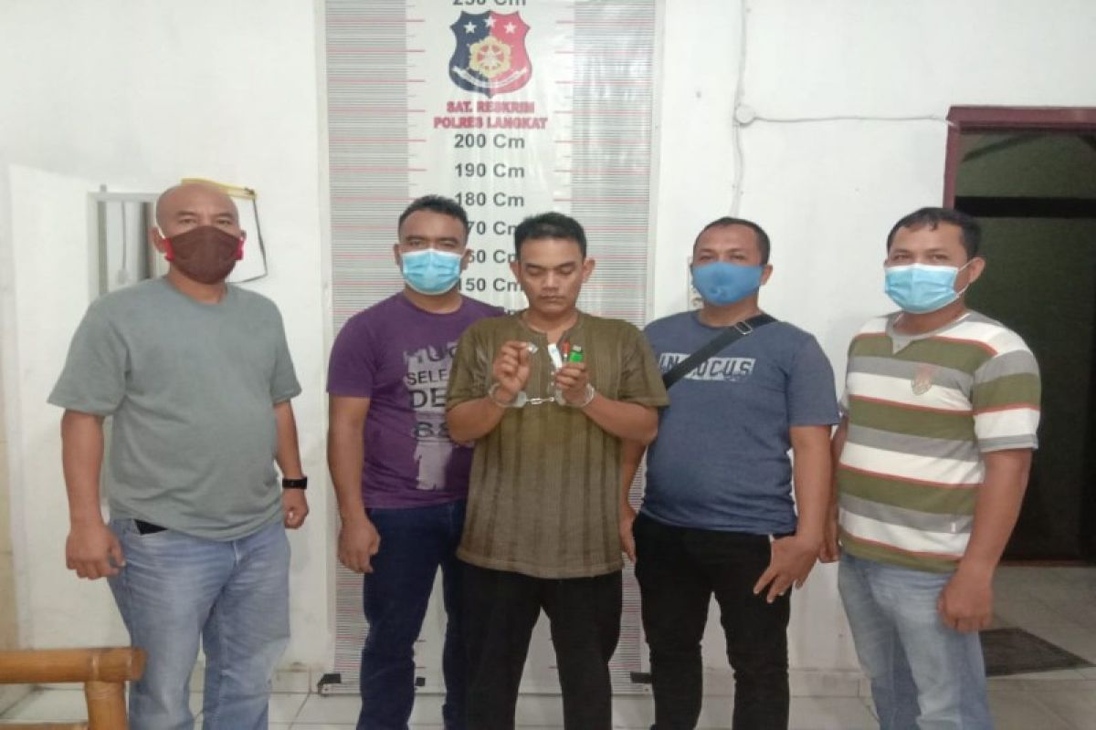 Warga Medan pemilik sabu-sabu ditangkap polisi Kuala Langkat