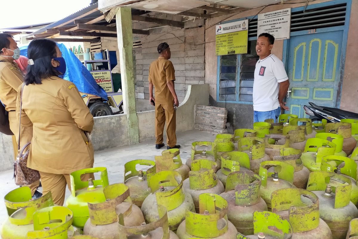 Tim monitoring Asahan cek ketersedian elpiji 3 Kg di 6 kecamatan