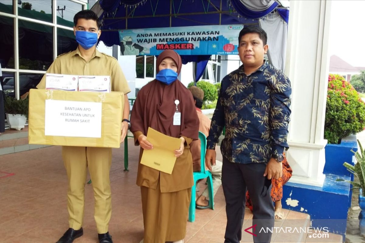 Anggota DPRD Yajid Fahmi sumbang APD dan sarankan HST terapkan PSBB