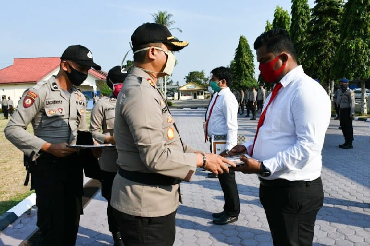 Ungkap 45 kilogram sabu-sabu, ini penghargaan kepada satgas reserse Polres Aceh Timur