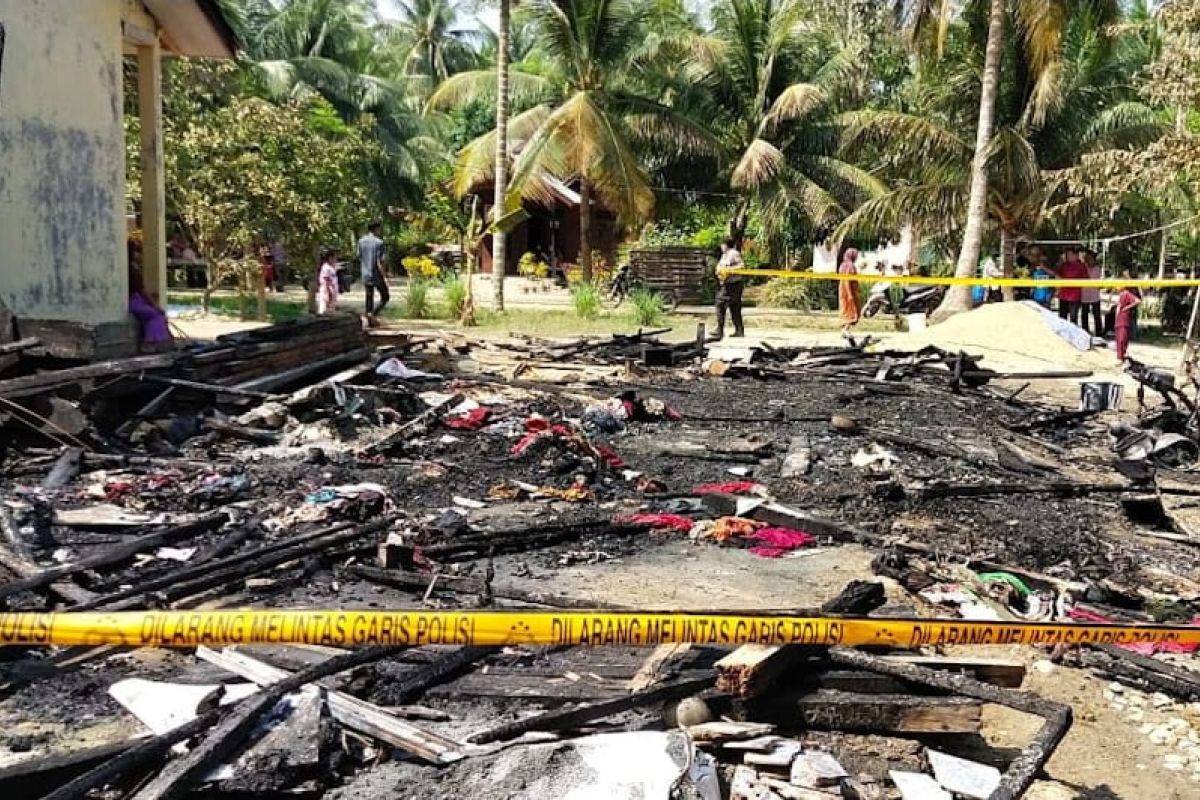 Satu unit rumah warga di Aceh Timur terbakar