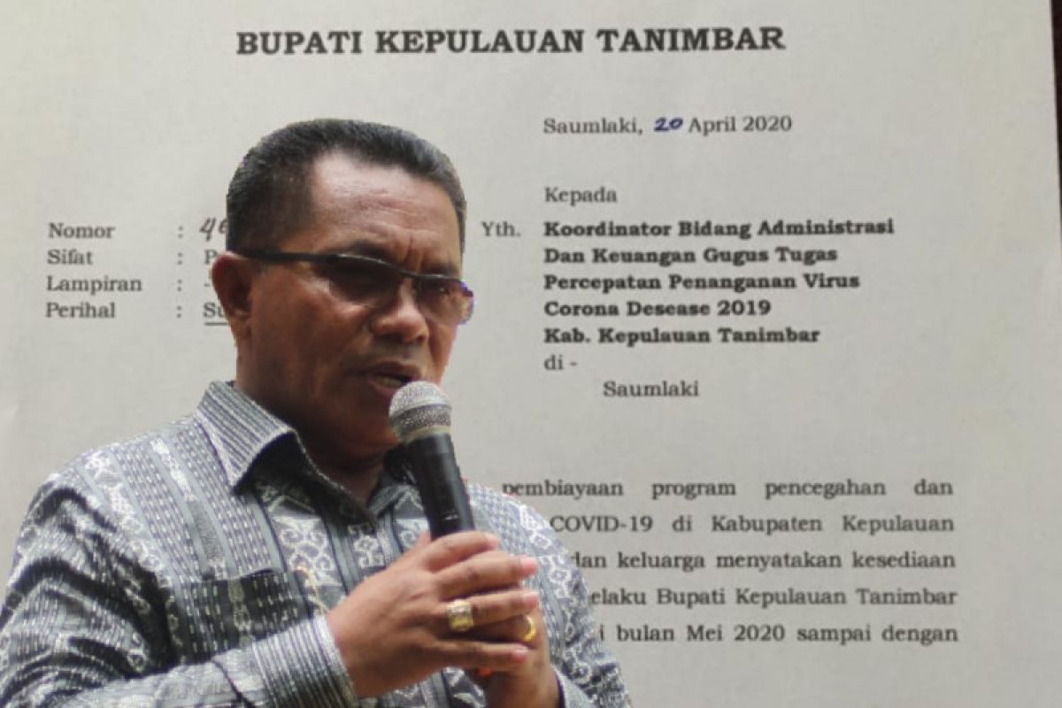 District head in Maluku to donate salary to COVID-19 fight