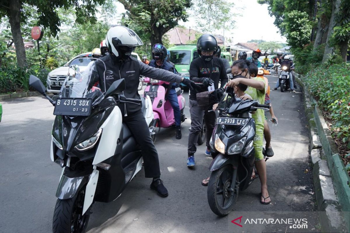 57 pengendara per hari tidak bermasker di Kota Bogor