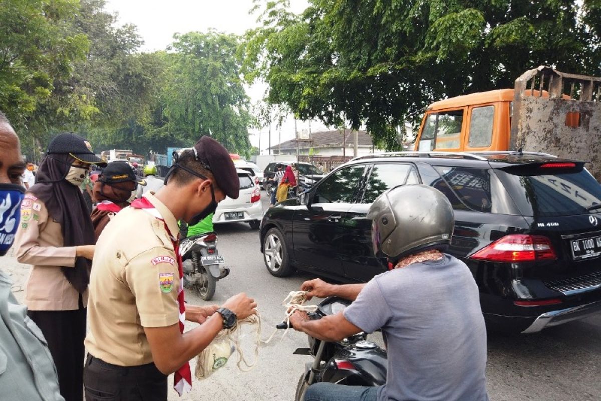 Warga Medan antusias sambut gerakan masker kain Kementan