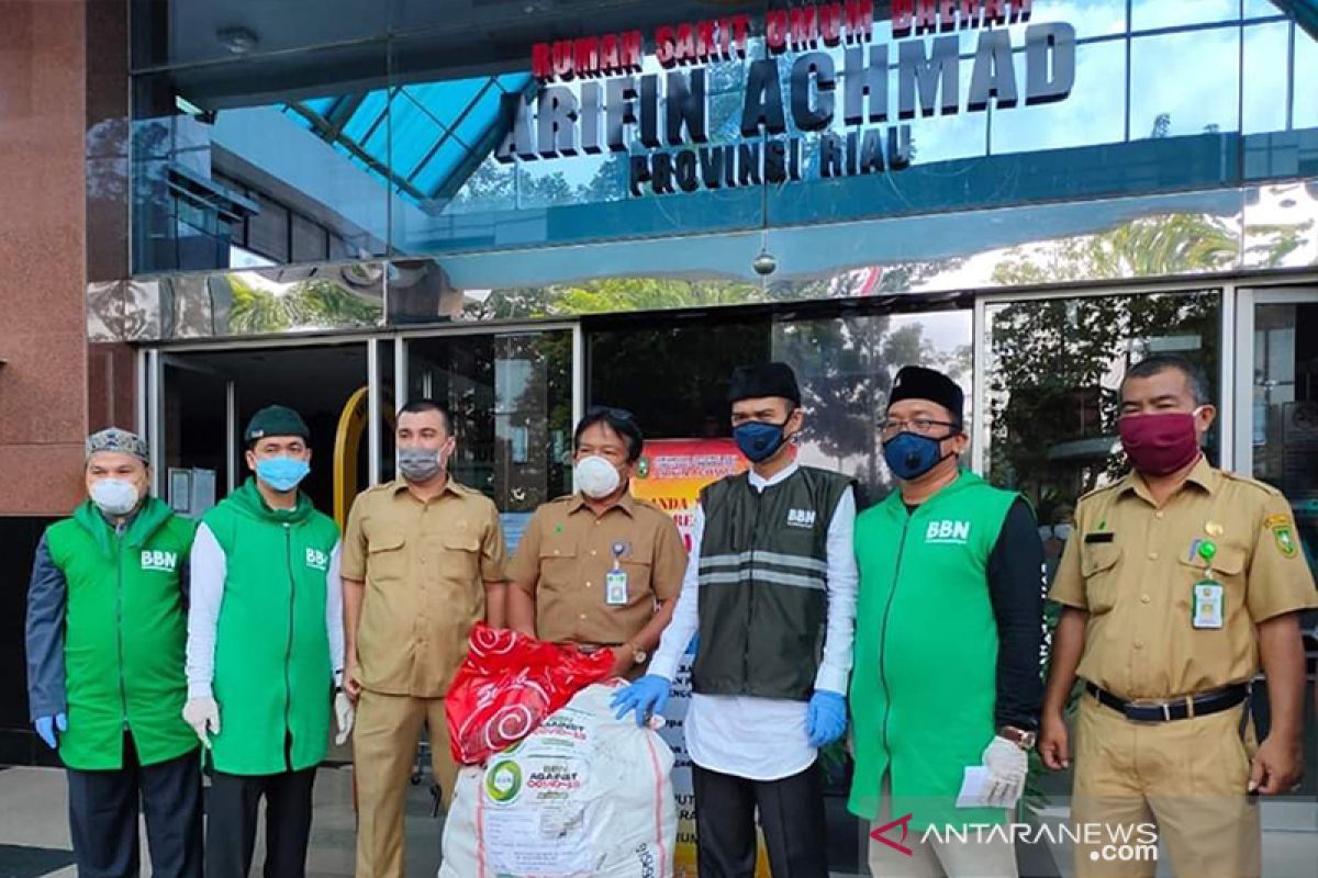 UAS distributes over 400 hazmat suits to hospitals