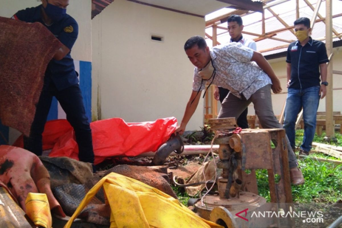 Polisi temukan indikasi penambangan emas ilegal di lokasi sembilan warga Ranah Pantai Cermin tertimbun