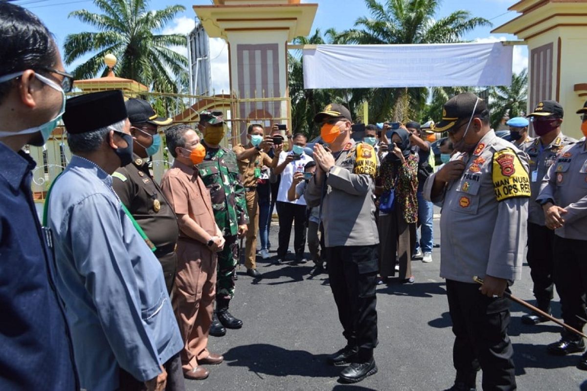 Kapolda Jambi pantau kesiapan tim Gugus Tugas COVID-19 Batanghari