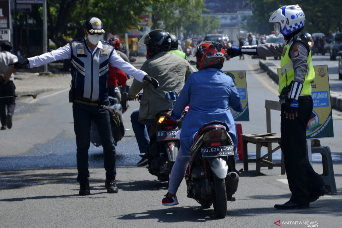 Kota Makassar mulai uji cobakan PSBB COVID-19