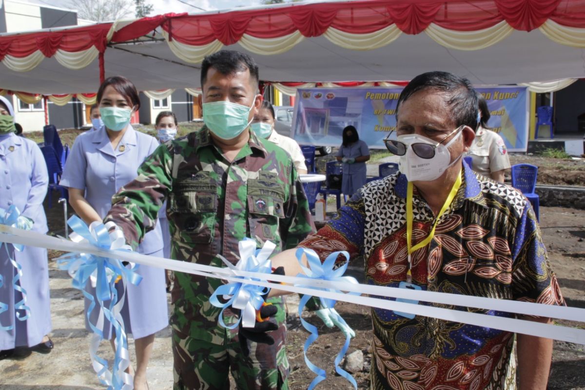 Danlanudsri resmikan pembangunan perumahan KPR swakelola BP TWP TNI AU