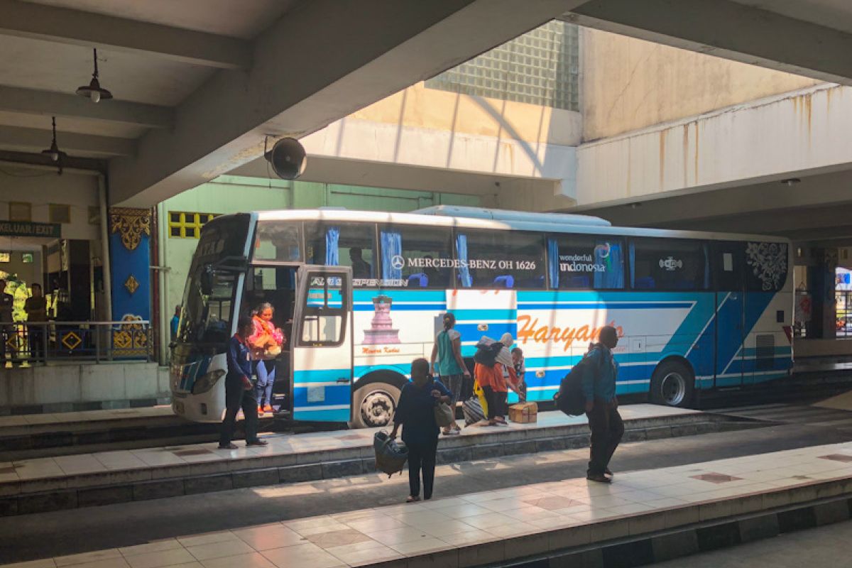 Terminal Giwangan tidak lagi berangkatkan bus tujuan Jabodetabek