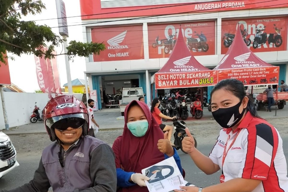 Maknai Hari Kartini, dealer Honda serentak bagi-bagi masker gratis