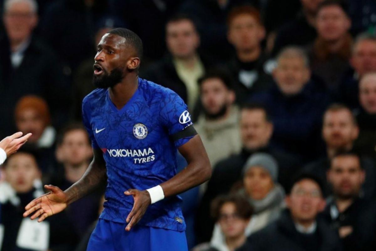 Alasan Antonio Rudiger tak setuju Liga Inggris dilanjutkan