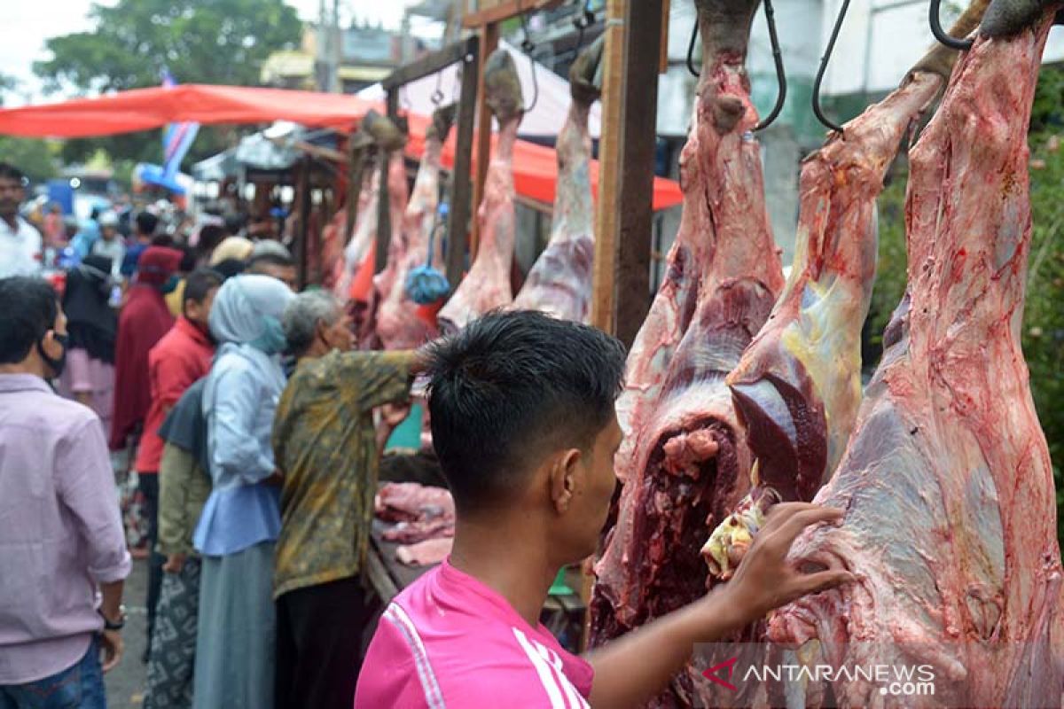 Daya beli daging meugang masyarakat Aceh menurun
