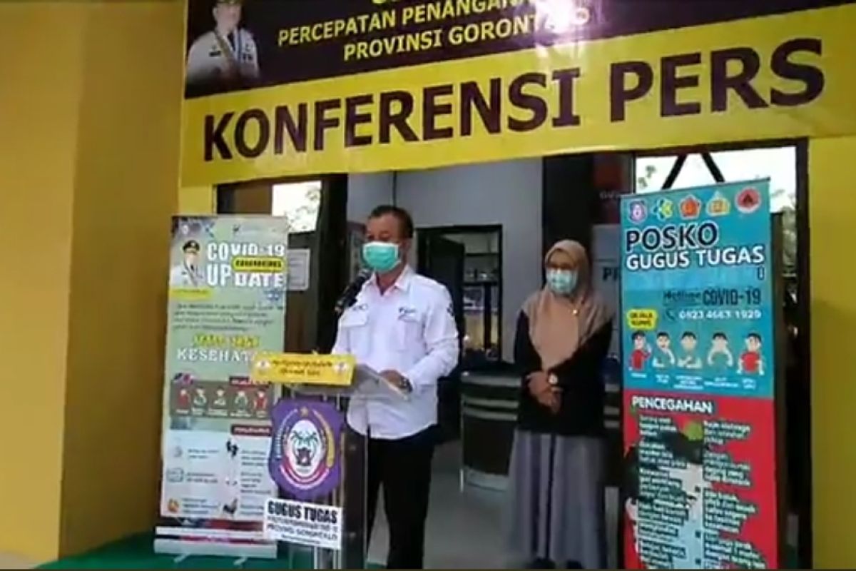 Pasien positif COVID-19 di Gorontalo bertambah lima orang