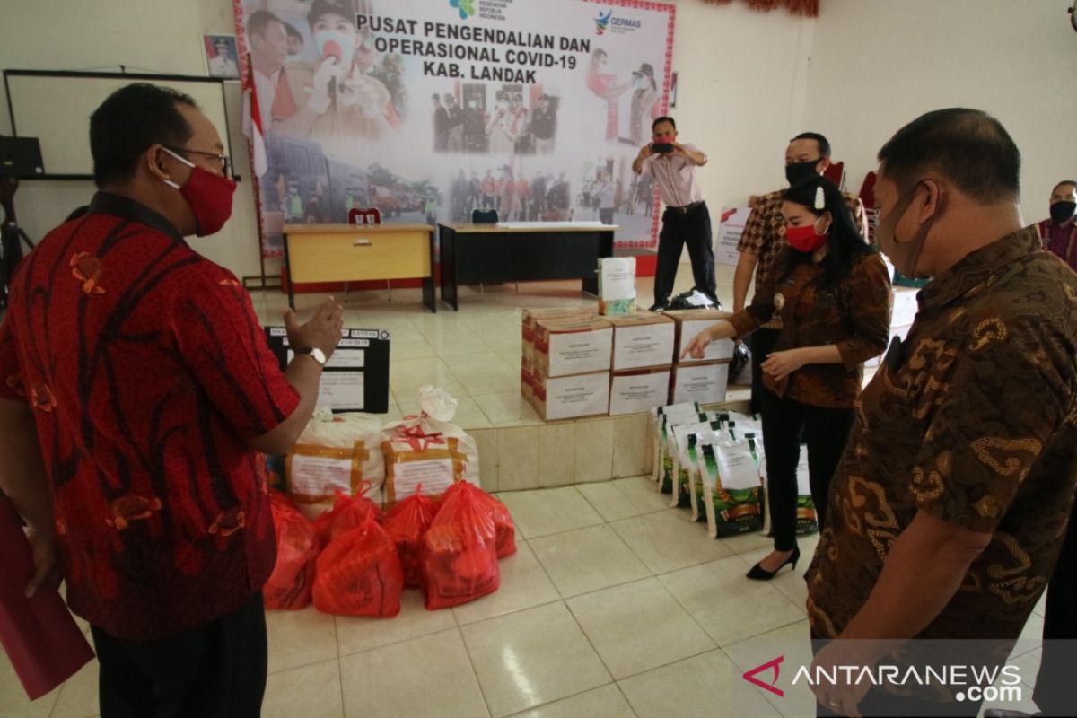 Donatur di Landak terus bertambah untuk penanganan COVID-19