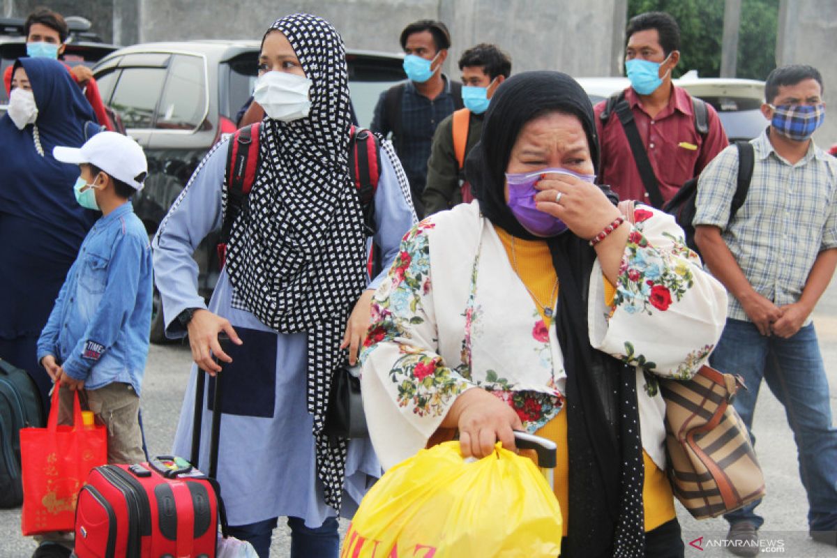 Sebanyak 111 WNI dipulangkan dari Sabah Malaysia ke Nunukan