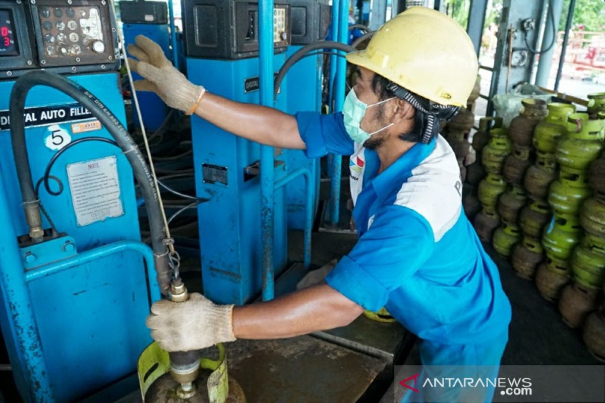 Pertamina memastikan LPG 3 kg di Kalimantan Selatan aman