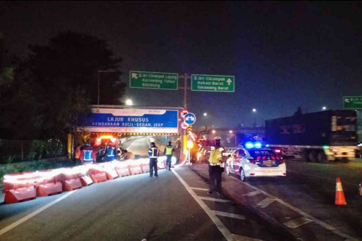 Jasamarga dukung Dishub dan kepolisian lakukan penyekatan Tol Jakarta-Cikampek