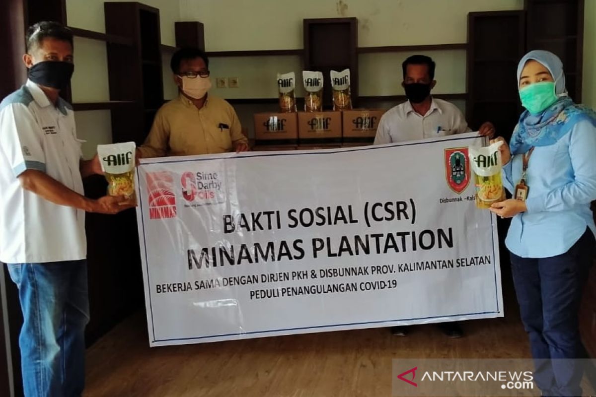 Minamas Plantation menyerahkan 1.000 liter 