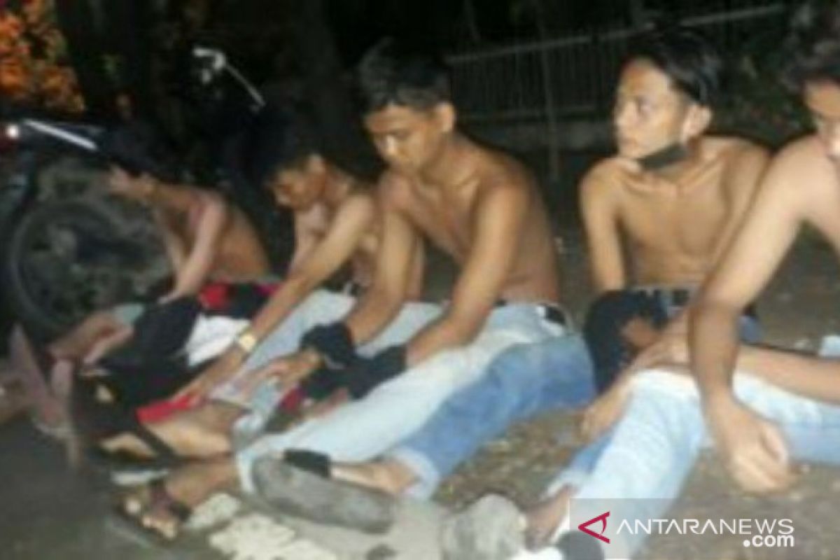 Polisi amankan sekelompok geng motor di Kota Medan