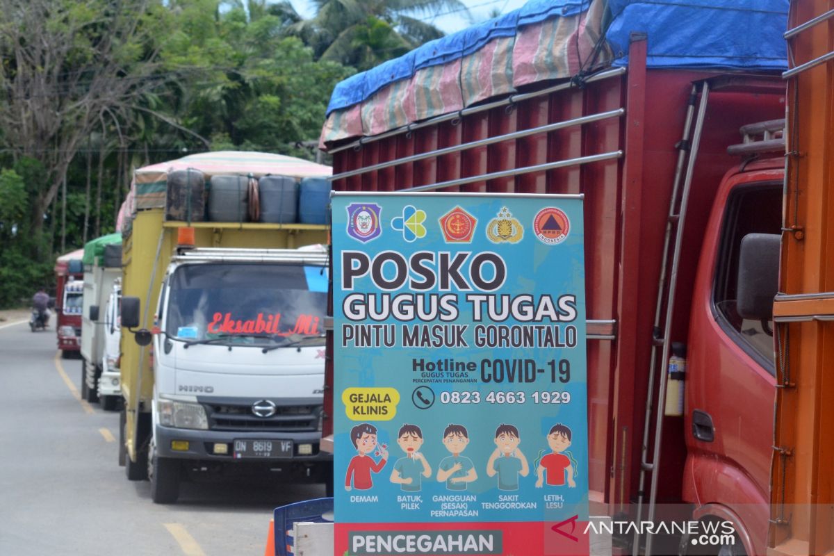 1.100 pejalan masuk Gorontalo tiap hari dari arah Sulawesi Utara