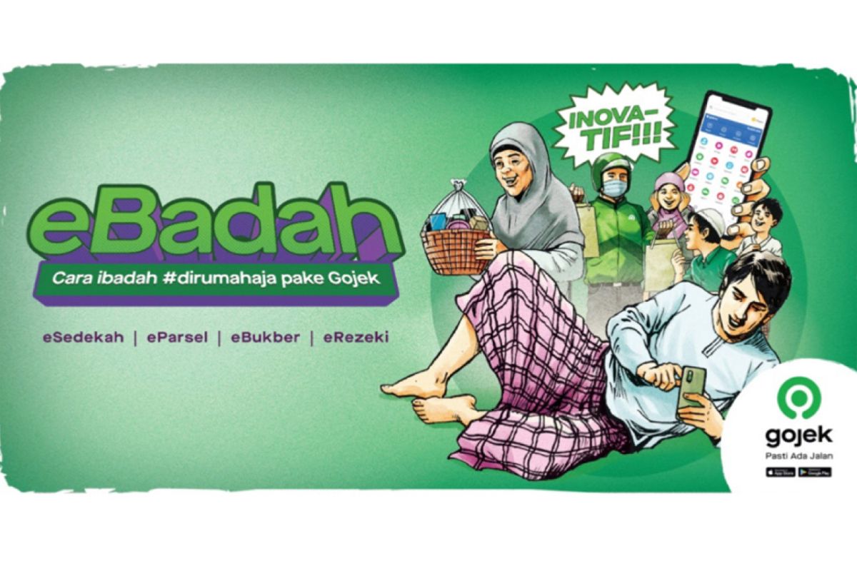 Gojek hadirkan inisiatif "eBadah" mudahkan aktivitas selama Ramadhan