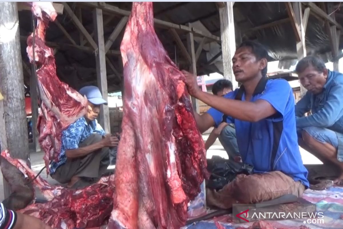 Hari pertama Ramadhan, harga daging sapi di Pasaman Barat tembus Rp160 ribu perkilogram