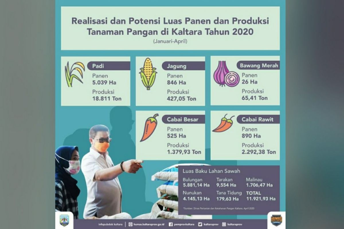 Pengembangan tiga daerah penyangga pangan IKN di Kaltara