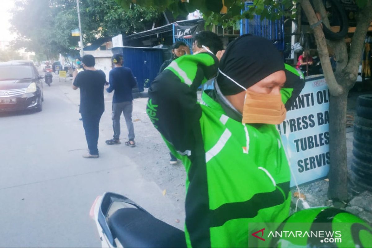 Pemkot izinkan transportasi daring angkut barang saat PSBB Makassar