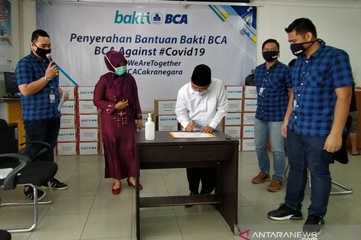 Lombok Utara memperoleh bantuan penanganan COVID-19 dari BCA