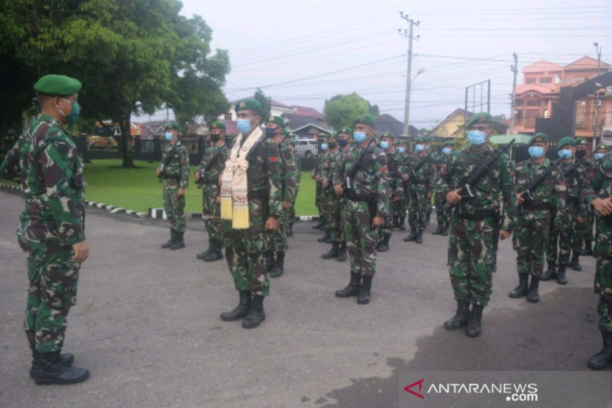 Danyonif 123 sambut prajurit purna tugas pengamanan di wilayah Maluku