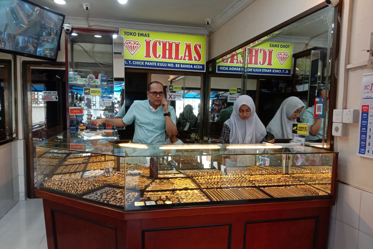 Masuki bulan Ramadhan, Masyarakat Banda Aceh banyak jual emas