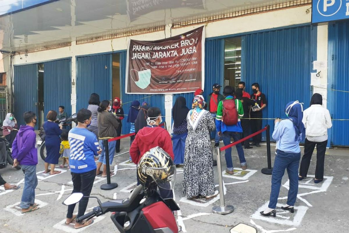 Pemberlakuan PSBB di Makassar, toko nonsembako ditutup paksa