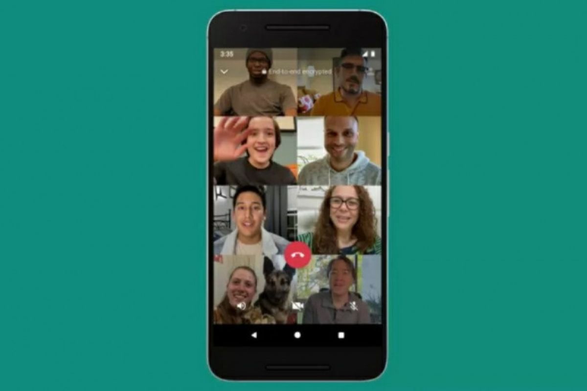 Baru, "video call" WhatsApp sekarang bisa 8 orang