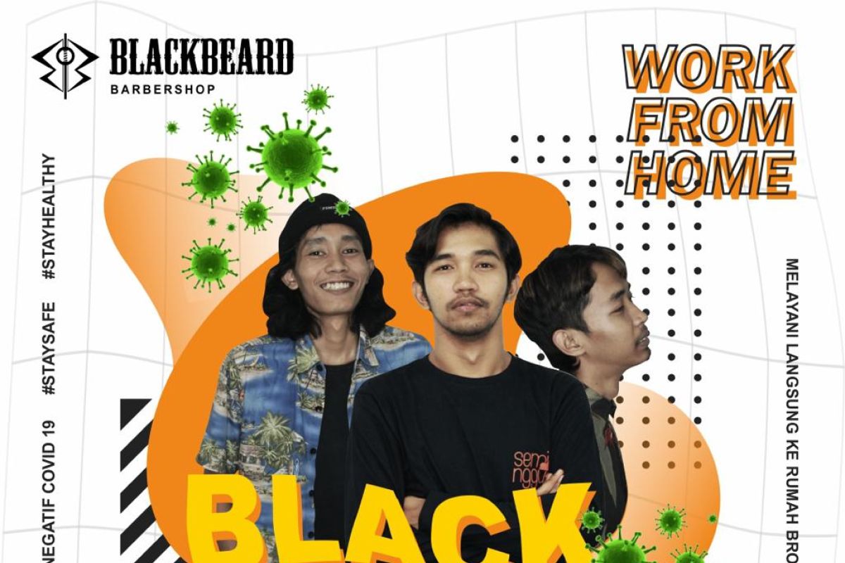 Blackbeard Barbershop layani sistem cukur di rumah konsumen siasati pandemi COVID-19